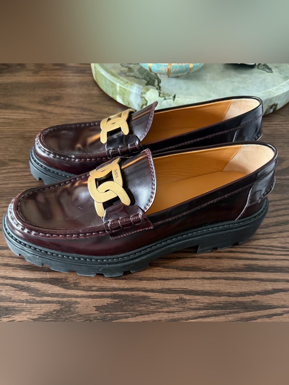 Tod's Logo Plaque Slip-On Loafers - W41